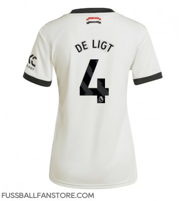 Manchester United Matthijs de Ligt #4 Replik 3rd trikot Damen 2024-25 Kurzarm
